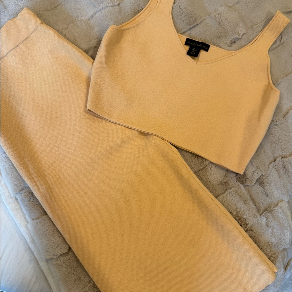 House of Harlow 1960 Apricot Skirt Set